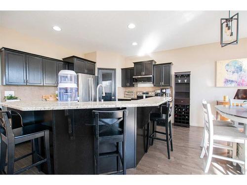 6509 111A Street, Grande Prairie, AB - Indoor Photo Showing Kitchen With Stainless Steel Kitchen With Upgraded Kitchen