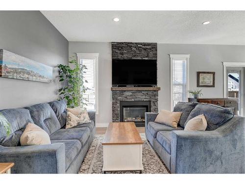 10632 154A Avenue, Rural Grande Prairie No. 1, County Of, AB - Indoor Photo Showing Living Room With Fireplace