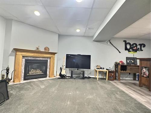 10417 104Th Avenue, Grande Cache, AB - Indoor With Fireplace