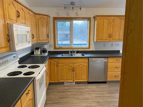 53511 Rr 162, Rural Yellowhead County, AB - Indoor Photo Showing Kitchen With Double Sink