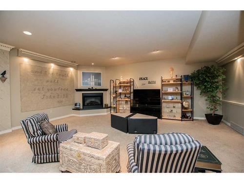 12602 Lakeshore Drive, Grande Prairie, AB - Indoor Photo Showing Other Room With Fireplace