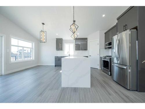 13301 106 Street, Grande Prairie, AB - Indoor Photo Showing Kitchen With Stainless Steel Kitchen