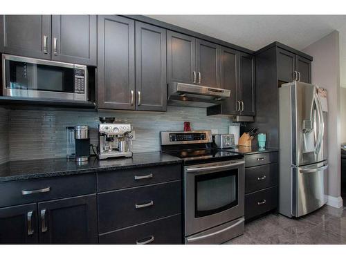11510 72 Avenue, Grande Prairie, AB - Indoor Photo Showing Kitchen With Stainless Steel Kitchen With Upgraded Kitchen