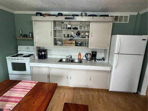 10421 89 Street, Peace River, AB - Indoor Photo Showing Kitchen With Double Sink