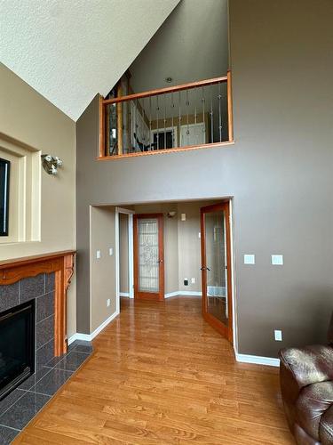 11201 67 Street, Peace River, AB - Indoor With Fireplace