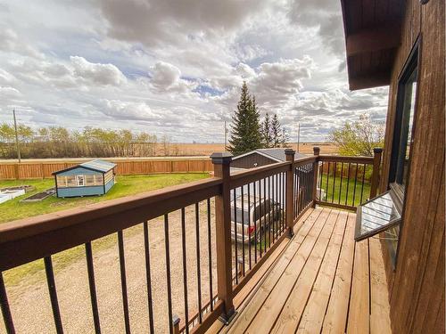 4431 45A Avenue, Rycroft, AB - Outdoor With Balcony With Exterior