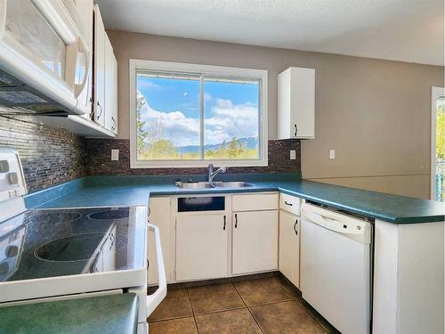 10638 Shand Avenue, Grande Cache, AB - Indoor Photo Showing Kitchen With Double Sink