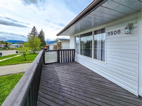 9806 104 Street, Grande Cache, AB - Outdoor With Deck Patio Veranda With Exterior