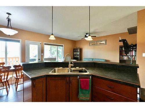 9117 134 Avenue, Peace River, AB - Indoor Photo Showing Kitchen With Double Sink