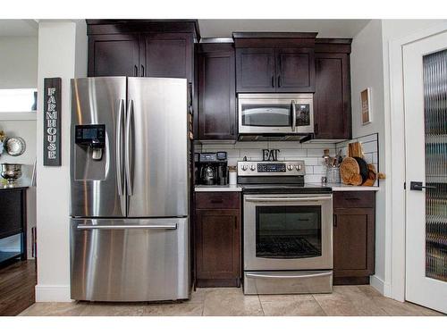 8918 94 Avenue, Grande Prairie, AB - Indoor Photo Showing Kitchen With Stainless Steel Kitchen