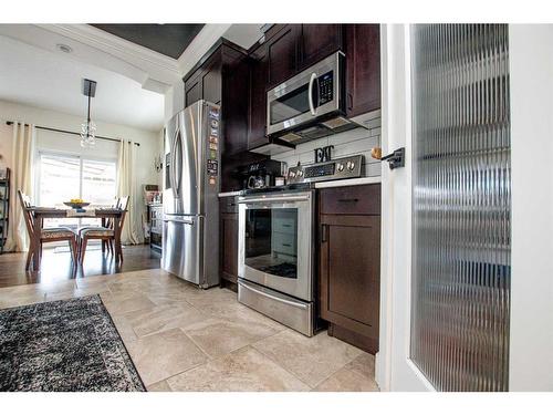 8918 94 Avenue, Grande Prairie, AB - Indoor Photo Showing Kitchen With Stainless Steel Kitchen