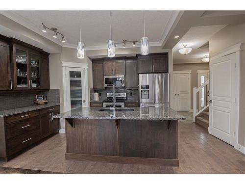 8822 87 Avenue, Grande Prairie, AB - Indoor Photo Showing Kitchen With Upgraded Kitchen