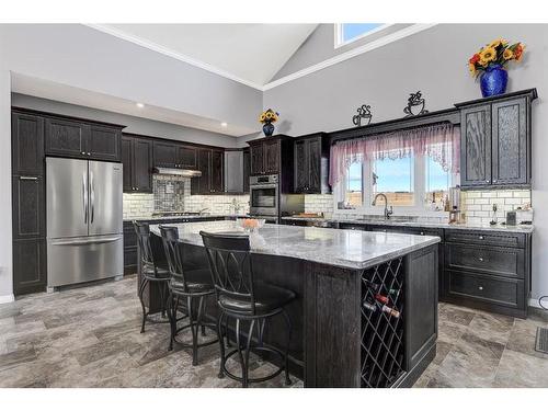 713024 Range Rd 73, Rural Grande Prairie No. 1, County Of, AB - Indoor Photo Showing Kitchen With Upgraded Kitchen