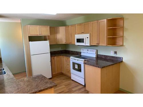8603 98 Street, Grande Prairie, AB - Indoor Photo Showing Kitchen With Double Sink