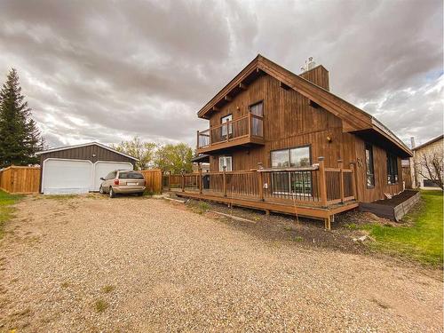 4431 45A Avenue, Rycroft, AB - Outdoor With Deck Patio Veranda With Exterior