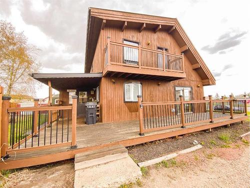 4431 45A Avenue, Rycroft, AB - Outdoor With Deck Patio Veranda With Exterior