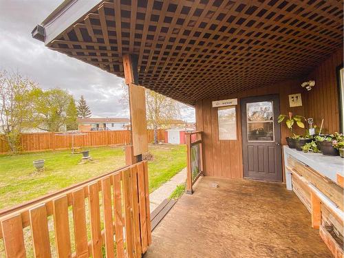 4431 45A Avenue, Rycroft, AB - Outdoor With Deck Patio Veranda With Exterior