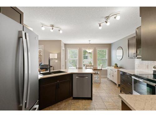 12114 103A Street, Grande Prairie, AB - Indoor Photo Showing Kitchen With Double Sink