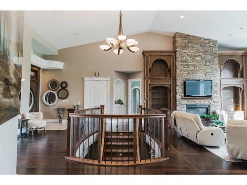 8018 Tamarack Close, Rural Grande Prairie No. 1, County Of, AB - Indoor With Fireplace
