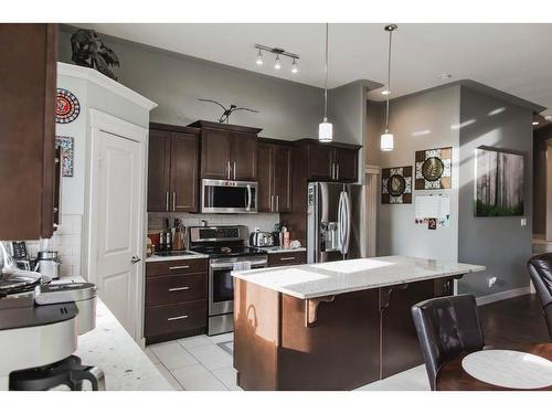 10569 113 Street, Grande Prairie, AB - Indoor Photo Showing Kitchen With Stainless Steel Kitchen With Upgraded Kitchen