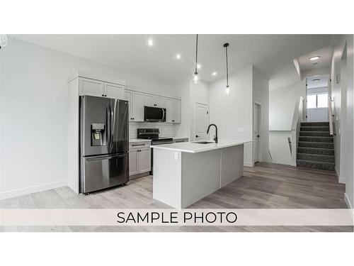 7109 86 Street, Grande Prairie, AB - Indoor Photo Showing Kitchen With Stainless Steel Kitchen