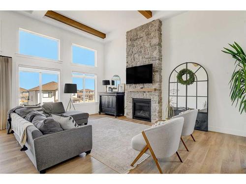 10652 148 Avenue, Rural Grande Prairie No. 1, County Of, AB - Indoor Photo Showing Living Room With Fireplace