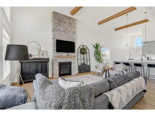 10652 148 Avenue, Rural Grande Prairie No. 1, County Of, AB - Indoor Photo Showing Living Room With Fireplace