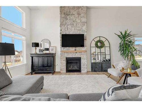 10652 148 Avenue, Rural Grande Prairie No. 1, County Of, AB - Indoor Photo Showing Living Room With Fireplace