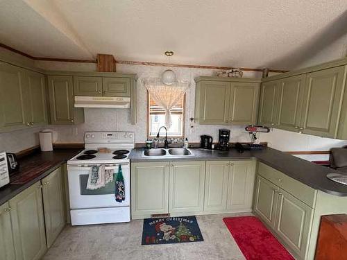 4617 53 Avenue, Grimshaw, AB - Indoor Photo Showing Kitchen With Double Sink