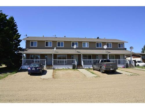 4906-4914 49 Street, Berwyn, AB - Outdoor With Deck Patio Veranda With Facade