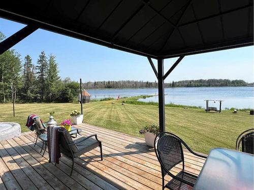 23144 Twp Rd 712, Rural Greenview No. 16, M.D. Of, AB - Outdoor With Body Of Water With Deck Patio Veranda With View With Exterior