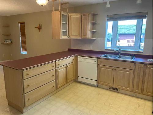 11125 108 Avenue, Fairview, AB - Indoor Photo Showing Kitchen With Double Sink