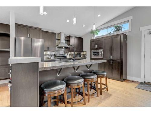 7749 Oxford Road, Rural Grande Prairie No. 1, County Of, AB - Indoor Photo Showing Kitchen With Stainless Steel Kitchen With Upgraded Kitchen