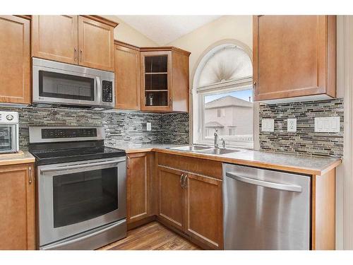 9510 91 Street, Grande Prairie, AB - Indoor Photo Showing Kitchen With Double Sink