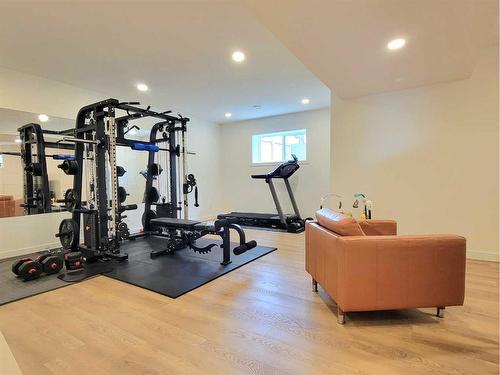 11424 107 Avenue, Grande Prairie, AB - Indoor Photo Showing Gym Room