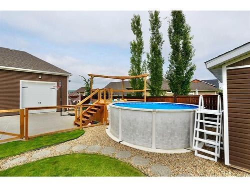 10313 86 Street, Peace River, AB - Outdoor With Above Ground Pool With Exterior