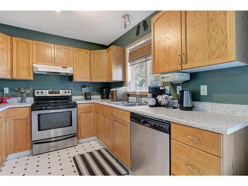 9636 126 Avenue, Grande Prairie, AB - Indoor Photo Showing Kitchen With Double Sink