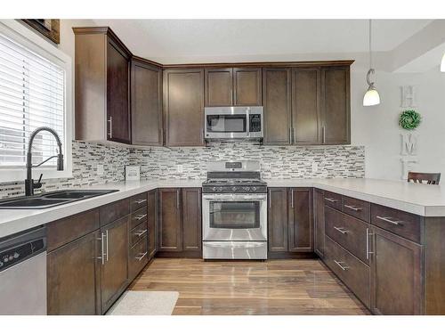 11238 75A Street, Grande Prairie, AB - Indoor Photo Showing Kitchen With Double Sink With Upgraded Kitchen