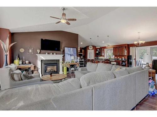 85014 Township Road 722, Rural Grande Prairie No. 1, County Of, AB - Indoor Photo Showing Living Room With Fireplace