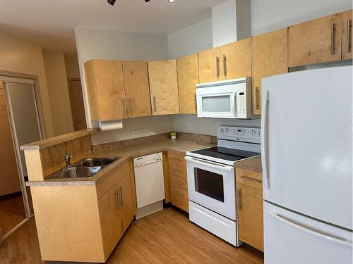 5-4304 51 Street, Spirit River, AB - Indoor Photo Showing Kitchen With Double Sink