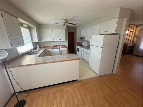 9713 83 Avenue, Peace River, AB - Indoor Photo Showing Kitchen With Double Sink