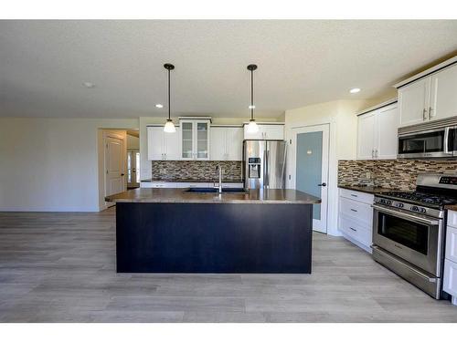 12702 106 Street, Grande Prairie, AB - Indoor Photo Showing Kitchen With Upgraded Kitchen