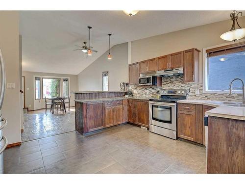 8930 103 Avenue, Grande Prairie, AB - Indoor Photo Showing Kitchen With Stainless Steel Kitchen With Double Sink