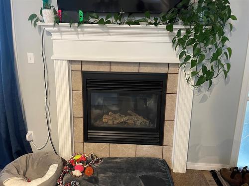 11832 104 Ave Avenue West, Fairview, AB - Indoor Photo Showing Living Room With Fireplace