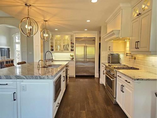 7970 Willow Grove Way, Rural Grande Prairie No. 1, County Of, AB - Indoor Photo Showing Kitchen With Stainless Steel Kitchen With Upgraded Kitchen