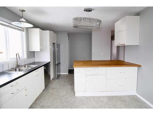 9904 105 Street, High Level, AB - Indoor Photo Showing Kitchen With Double Sink