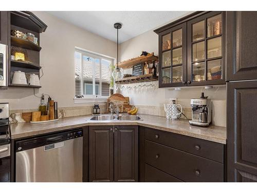 10210 107 Avenue, Grande Prairie, AB - Indoor Photo Showing Kitchen With Double Sink