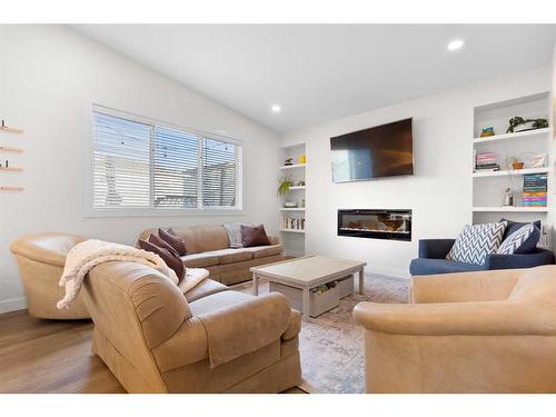 11926 79 Avenue, Grande Prairie, AB - Indoor Photo Showing Living Room With Fireplace