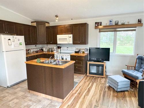 5008 49 Avenue, Guy, AB - Indoor Photo Showing Kitchen