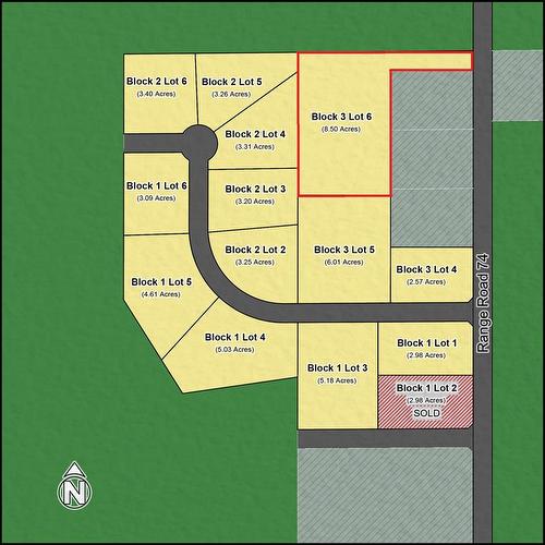 B3 L6 Range Road 74, Rural Grande Prairie No. 1, County Of, AB 